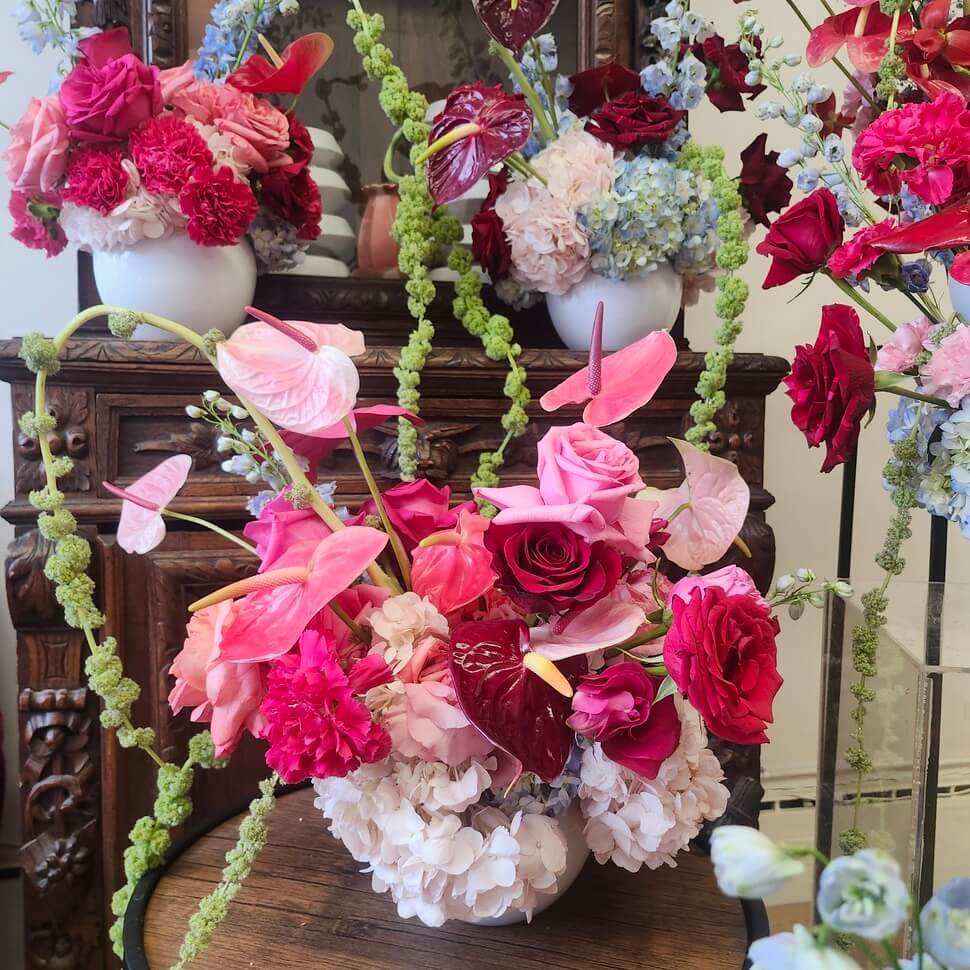 Chicken wire floral design